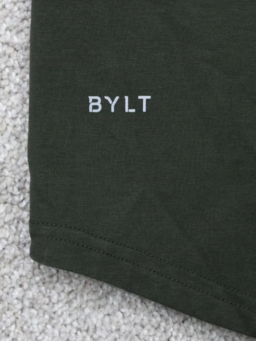 BYLT Lux Polo Shirt Mens XL Green XDC Drop Cut Stretch Short Sleeve Pullover